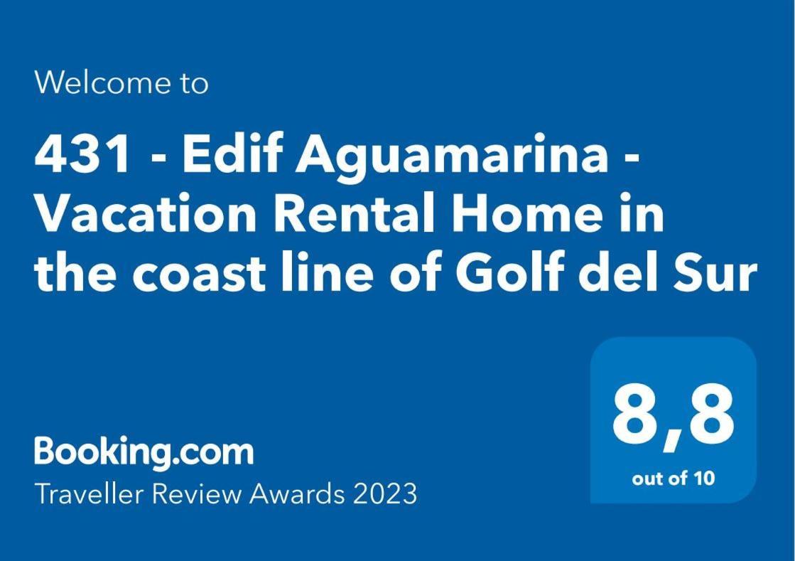 431 - Edif Aguamarina - Vacation Rental Home In The Coast Line Of Golf Del Sur 산미겔데아보나 외부 사진