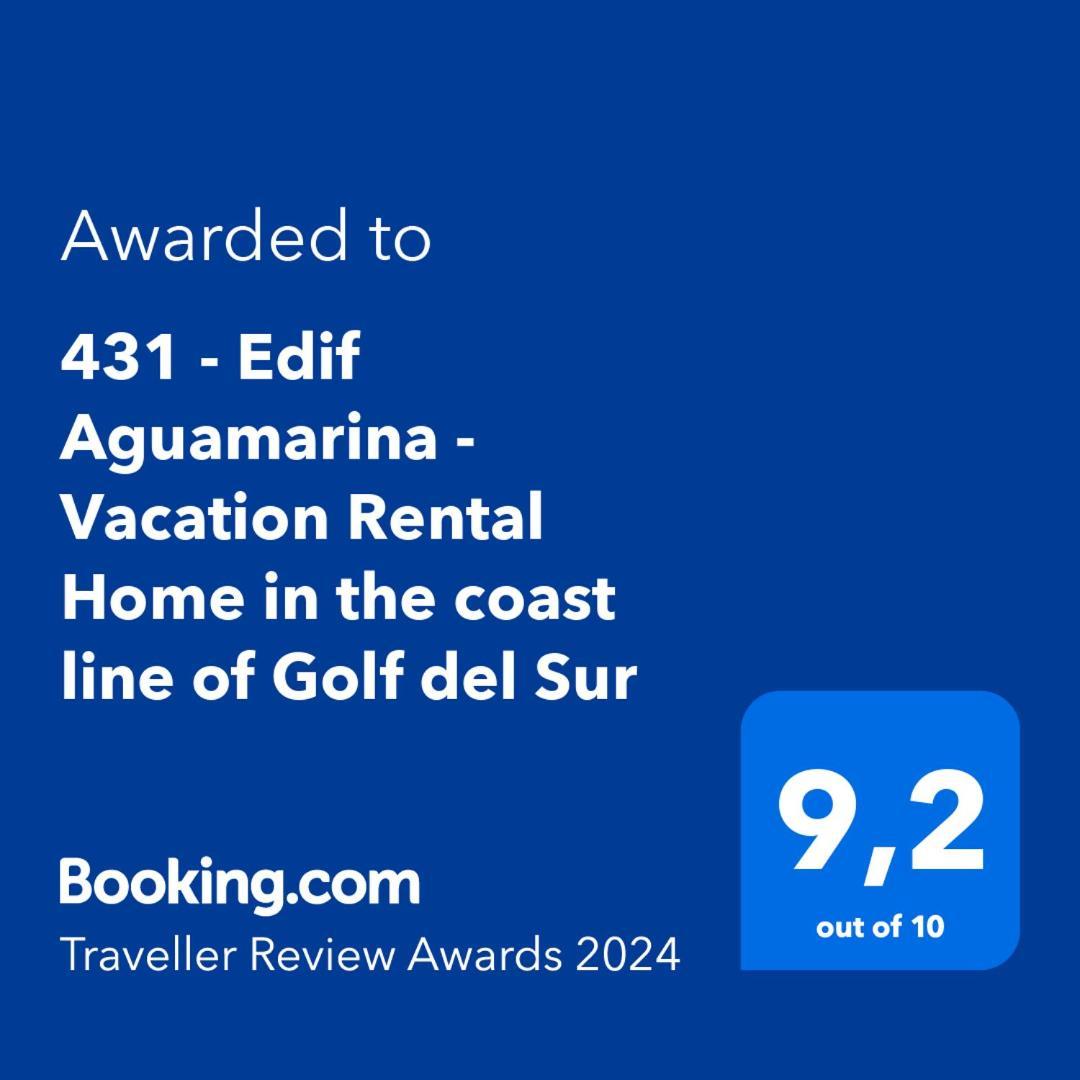 431 - Edif Aguamarina - Vacation Rental Home In The Coast Line Of Golf Del Sur 산미겔데아보나 외부 사진